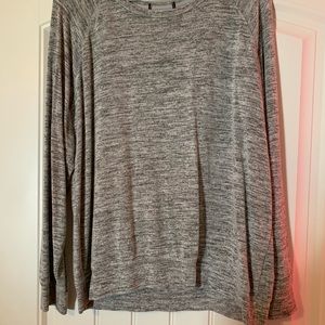 Light Grey Sweater perf for Running